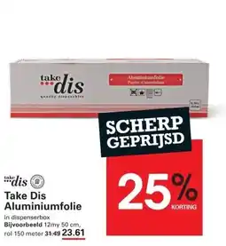 Sligro Dis Aluminiumfolie aanbieding