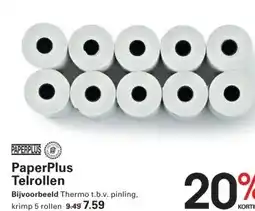 Sligro PAPERPLUS PaperPlus Telrollen aanbieding