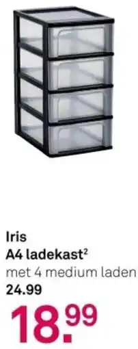 Karwei Iris A4 ladekast² aanbieding