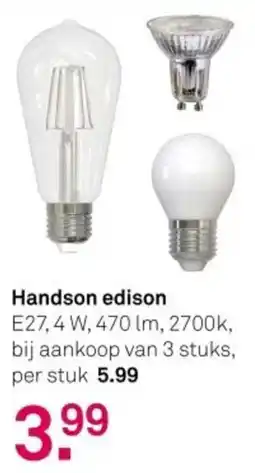Karwei Handson Edison aanbieding