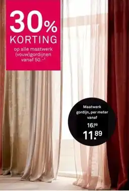 Karwei Maatwerk Gordijn aanbieding