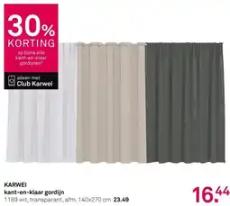 Karwei Karwei Kant-en-Klaar Gordijn aanbieding