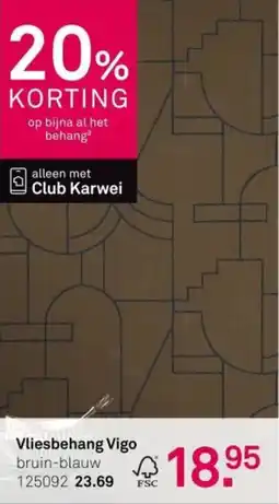 Karwei Vliesbehang Vigo aanbieding