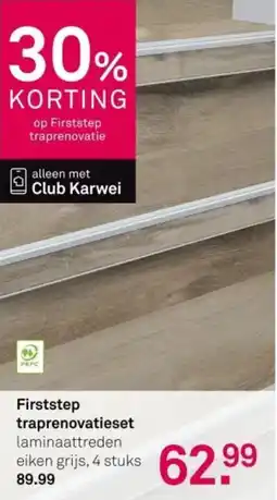 Karwei Firststep Traprenovatieset aanbieding