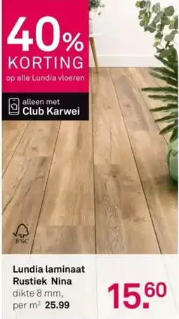 Karwei Lundia Laminaat Rustiek Nina aanbieding