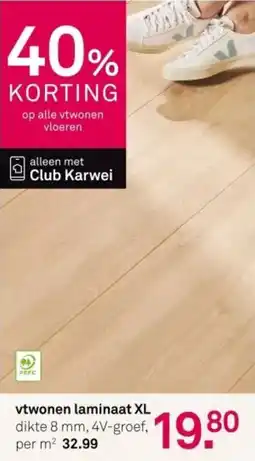 Karwei Vtwonen Laminaat XL aanbieding