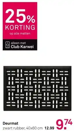 Karwei Deurmat aanbieding