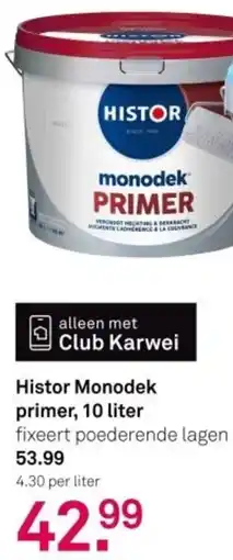 Karwei Histor Monodek Primer aanbieding