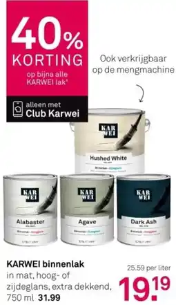 Karwei Karwei Binnenlak aanbieding