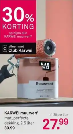 Karwei Karwei Muurverf aanbieding