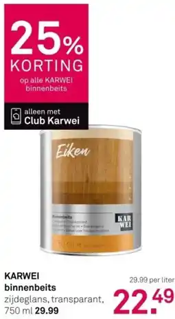 Karwei Karwei Binnenbeits aanbieding