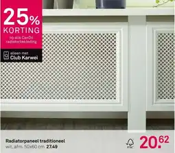 Karwei Radiatorpaneel Traditioneel aanbieding