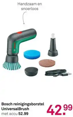 Karwei Bosch Reinigingsborstel UniversalBrush aanbieding