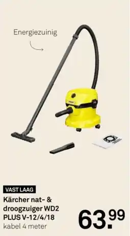 Karwei Kärcher Nat & Droogzuiger WD2 PLUS V -12/4/18 aanbieding