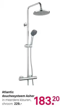 Karwei Atlantic Douchesysteem Asher aanbieding