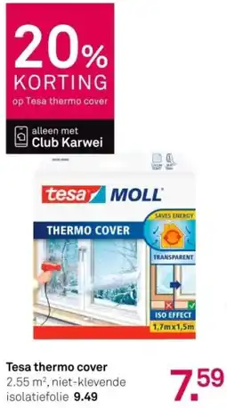 Karwei Tesa Thermo Cover aanbieding