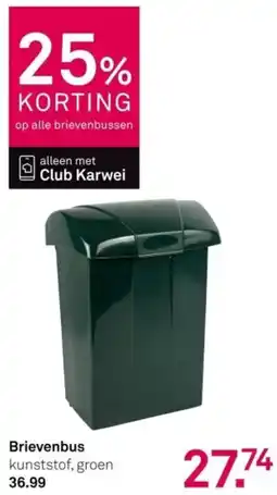 Karwei Brievenbus aanbieding