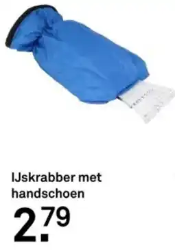Karwei IJskrabber met Handschoen aanbieding