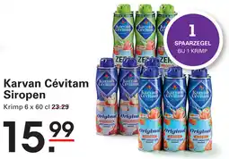 Sligro Karvan Cévitam Siropen aanbieding