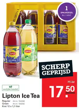 Sligro Lipton Ice Tea aanbieding