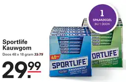 Sligro Sportlife Kauwgom aanbieding