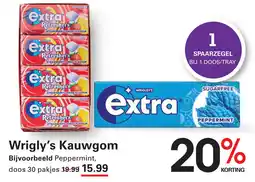 Sligro Wrigly's Kauwgom aanbieding