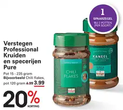 Sligro Verstegen Professional Kruiden en specerijen Pure aanbieding