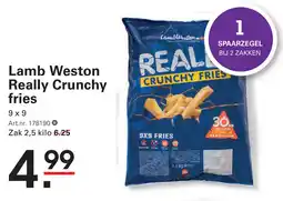 Sligro Lamb Weston Really Crunchy fries aanbieding