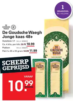 Sligro De Goudsche Waegh Jonge kaas 48+ aanbieding