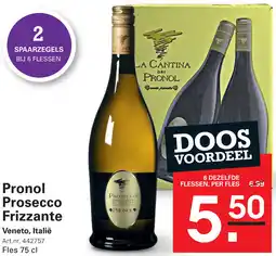 Sligro Pronol Prosecco Frizzante aanbieding