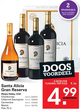 Sligro Santa Alicia Gran Reserva aanbieding
