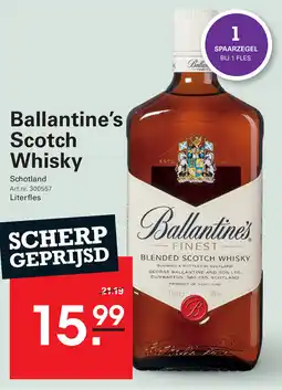 Sligro Ballantine's Scotch Whisky aanbieding