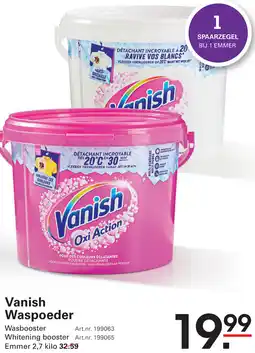 Sligro Vanish Waspoeder aanbieding