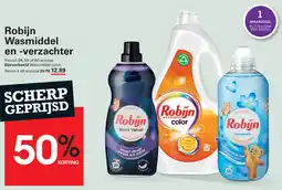 Sligro Robijn Wasmiddel en verzachter aanbieding