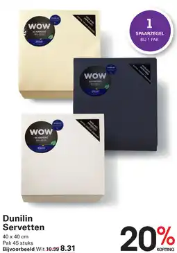 Sligro Dunilin Servetten aanbieding