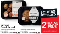 Sligro Saveurs Gehaktbrood aanbieding