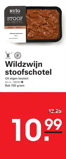Sligro Wildzwijn stoofschotel aanbieding