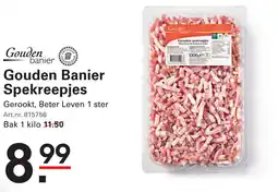 Sligro Gouden Banier Spekreepjes aanbieding