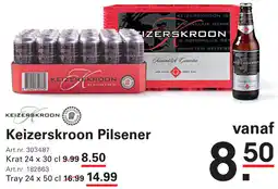 Sligro Keizerskroon Pilsener aanbieding