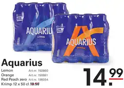 Sligro Aquarius aanbieding