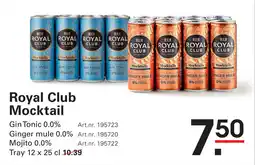 Sligro Royal Club Mocktail aanbieding