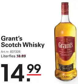 Sligro Grant's Scotch Whisky aanbieding