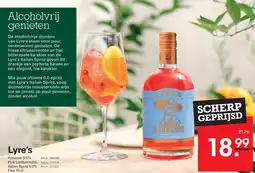 Sligro Lyre's aanbieding