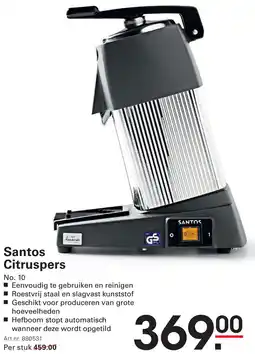 Sligro Santos Citruspers aanbieding