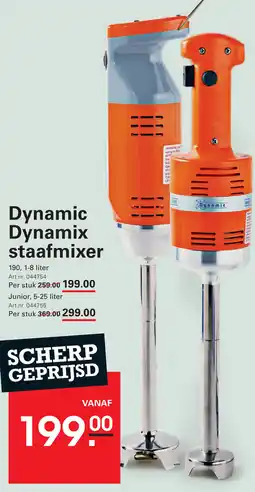 Sligro Dynamic Dynamix staafmixer aanbieding