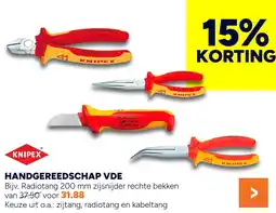 BOUWMAAT Knipex handgereedschap vde aanbieding