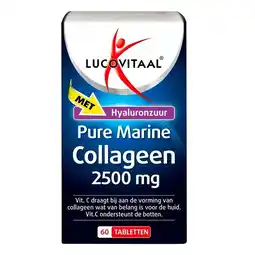 Trekpleister Lucovitaal Collageen Marine Pure 2500mg Tabletten aanbieding