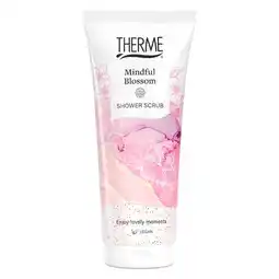 Trekpleister Therme Mindful Blossom Shower Scrub aanbieding