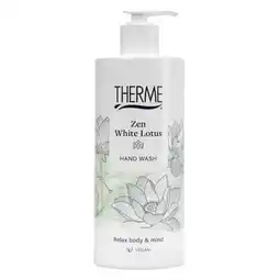 Trekpleister Therme Zen White Lotus Hand Wash aanbieding