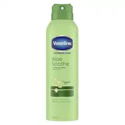 Trekpleister Vaseline Aloe Soothe Bodylotion Spray aanbieding
